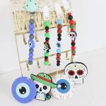 Hot selling Halloween Silicone Focal Beads for baby DIY teething keychains