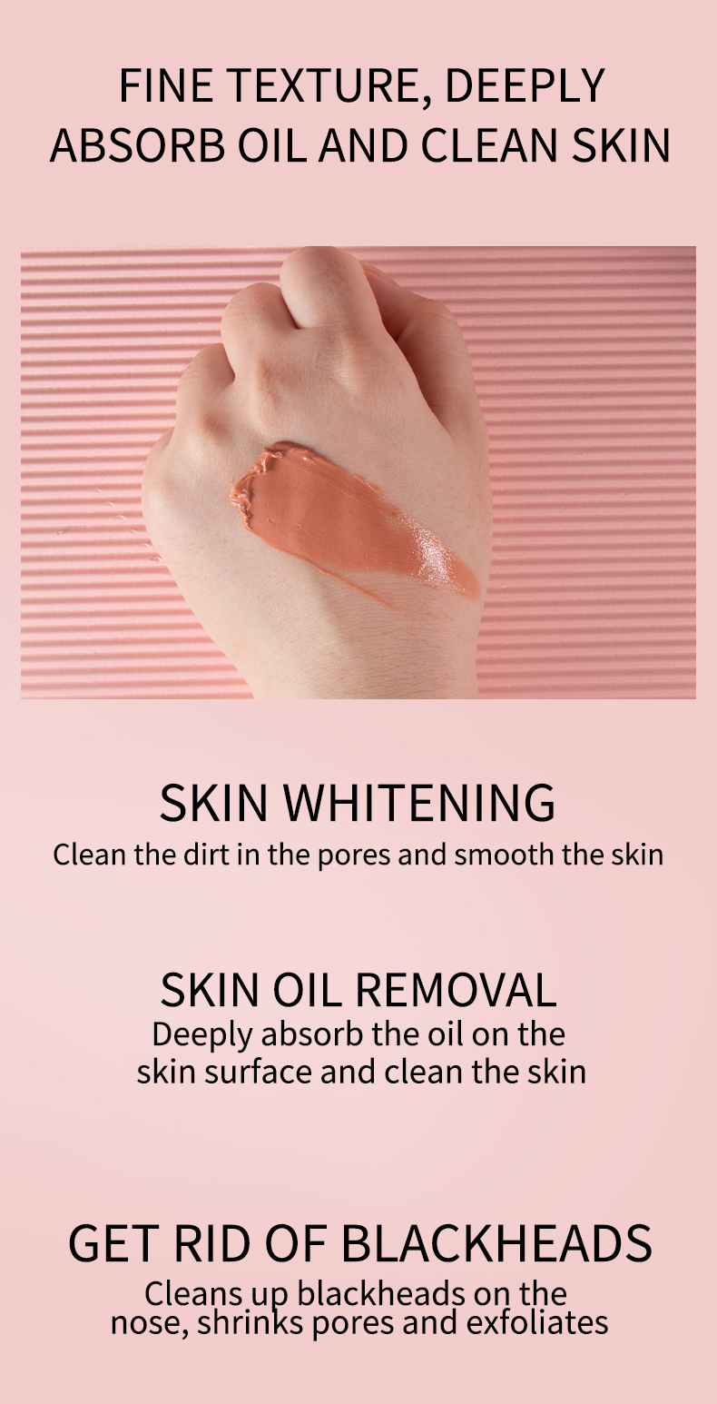 Red Mud Facial Clay Mask Deep Cleansing OEM Skin Care Products
