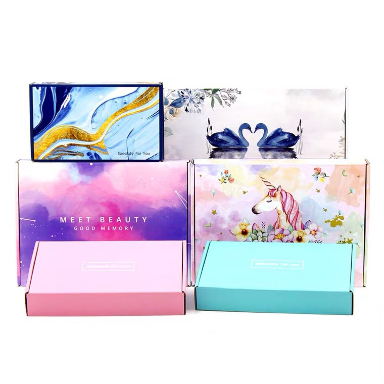 Custom Color Printed Fashion Cosmetic Packaging Box with Wrapping Recycled Materials