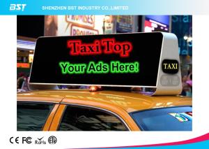 Quality Commercial Taxi Rooftop Advertising Led Display 40000dots/Sqm , High Brightness wholesale