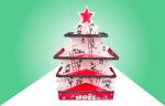 Custom Christmas Tree Pallet Display for Retail Stores