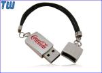 Wristband Design 8GB Thumb Drive PU Leather Rectangle Type Pen Drive