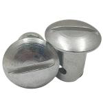 Universal OE NO. 7/16"x.500" Silver Steel Quarter Turn Dzus Dome Head Buttons