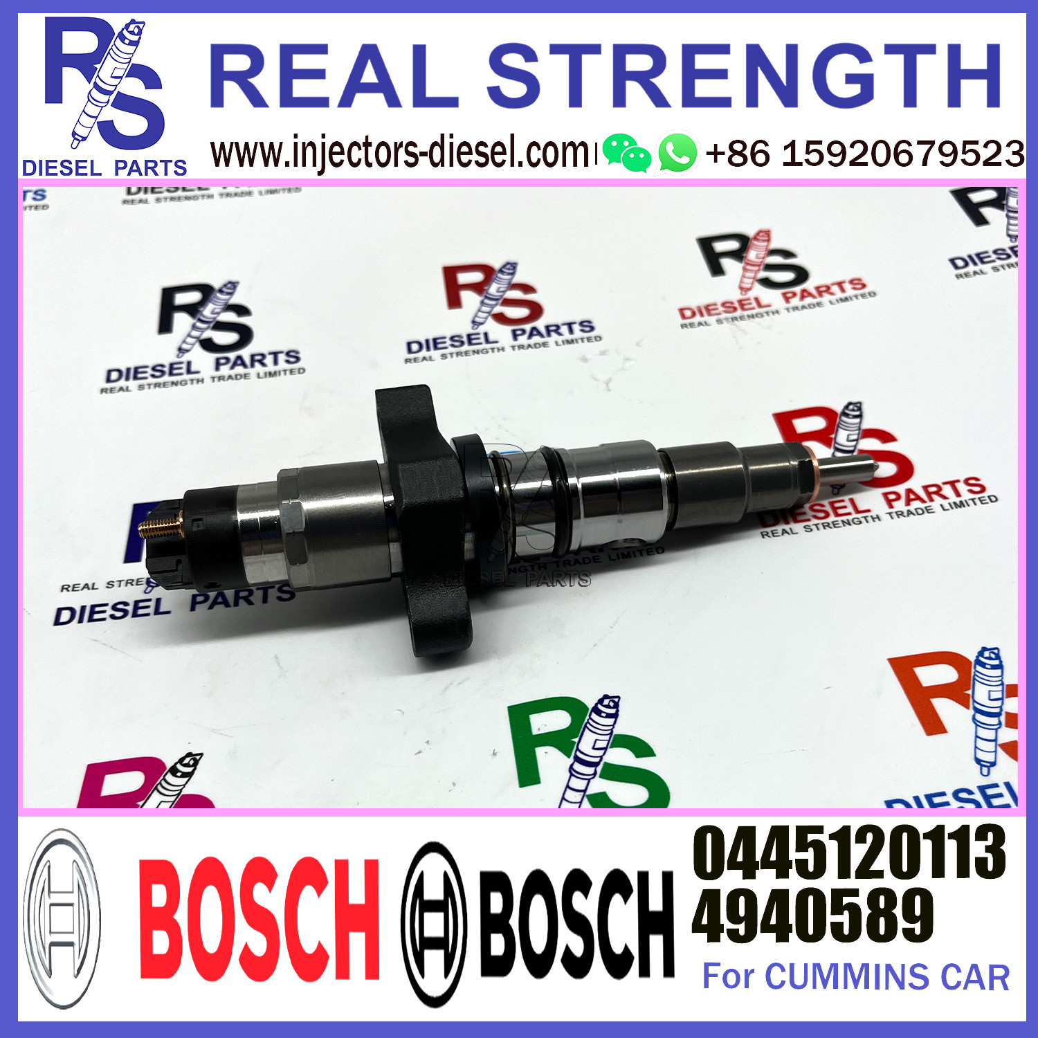 Common Rail Fuel Injector 0445120255 For Dodge Ram 2500 2003-2004 Cummins 04451 5263318 044512010 0445120113