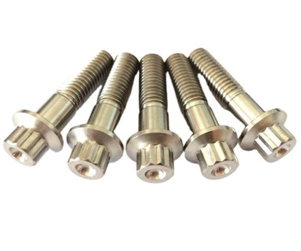 Universal Year 2021 M8X32mm Colorful Titanium 12 Point Flanged Head Bolts for