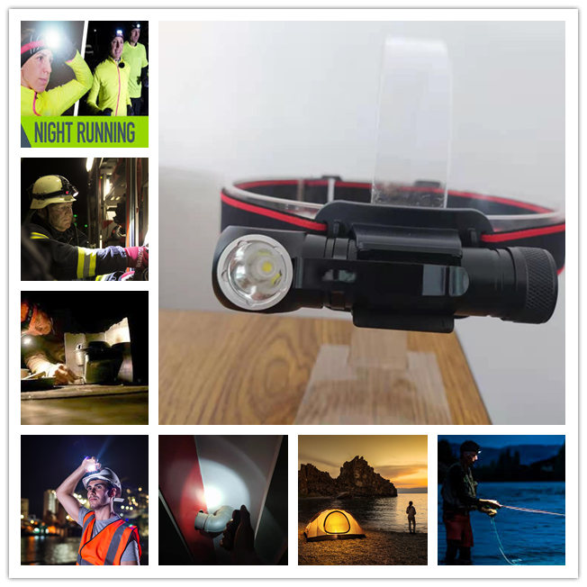 Waterproof 700 Lumens LED High Power Headlamp For Climbing
