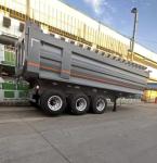 Jost E100 Landing Gear 3 Axles Rear Dump Truck Trailer for Bulk Cargo Transporta