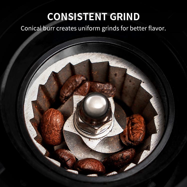 Commercial Espresso Custom Coffee Grinder EU Plug 31 Grinding Settings Coarseness Adjustment