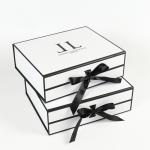 High-end clamshell magnetic book gift box dress suit skirt shirt packaging gift