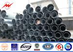35FT Direct Buried Galvanized Utility Steel Pole For Power Transmission