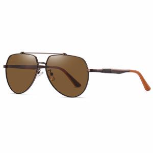 Quality Anti Oxidant Coating Round Metal Sunglasses Polaroid Aviator Sunglasses wholesale