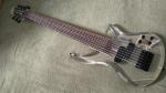7 Strings Bass Guitar Limited Edition Clear Acrylic Body Rosewood fingerboard