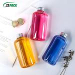 Gold Cap Packaging Cosmetic Essence Bottle For Facial Cleanser