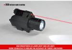 Laser speed Red Combo LED Flashlight with Quick Rail Mount gun sight