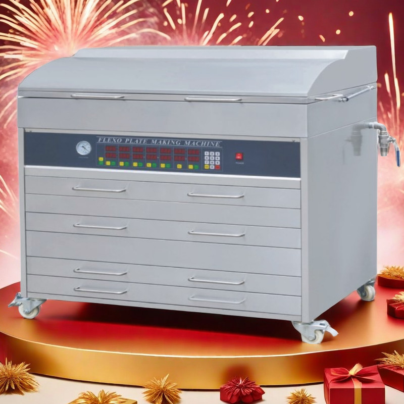 3 In 1 Water Wash Digital Resin Photopolymer Flexo Plate Making Machines Easy To Operate Flexographic Printing Plates