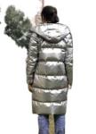 FODARLLOY Shine High Quality ladies warm hooded fur collar cotton-padded clothes