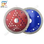 4" Fine Diamond Turbo Saw Blade Cutter Disc For Granite Marble Quartz Stone