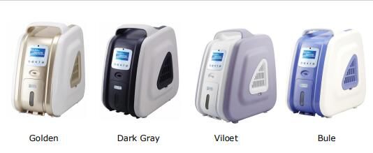 Mini Oxygen Concentrator Humidifier Portable Oxygen Supply 90~210W Power 93% Concentration