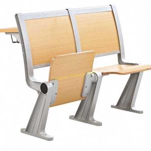 Quality Foldable College Classroom Furniture , Fireproof Material Standard Plywood Study Chair wholesale