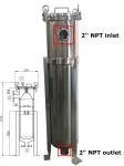 62KG Machinery Repair Shops Durable Stainless Steel 304 Housing for 4-Bag