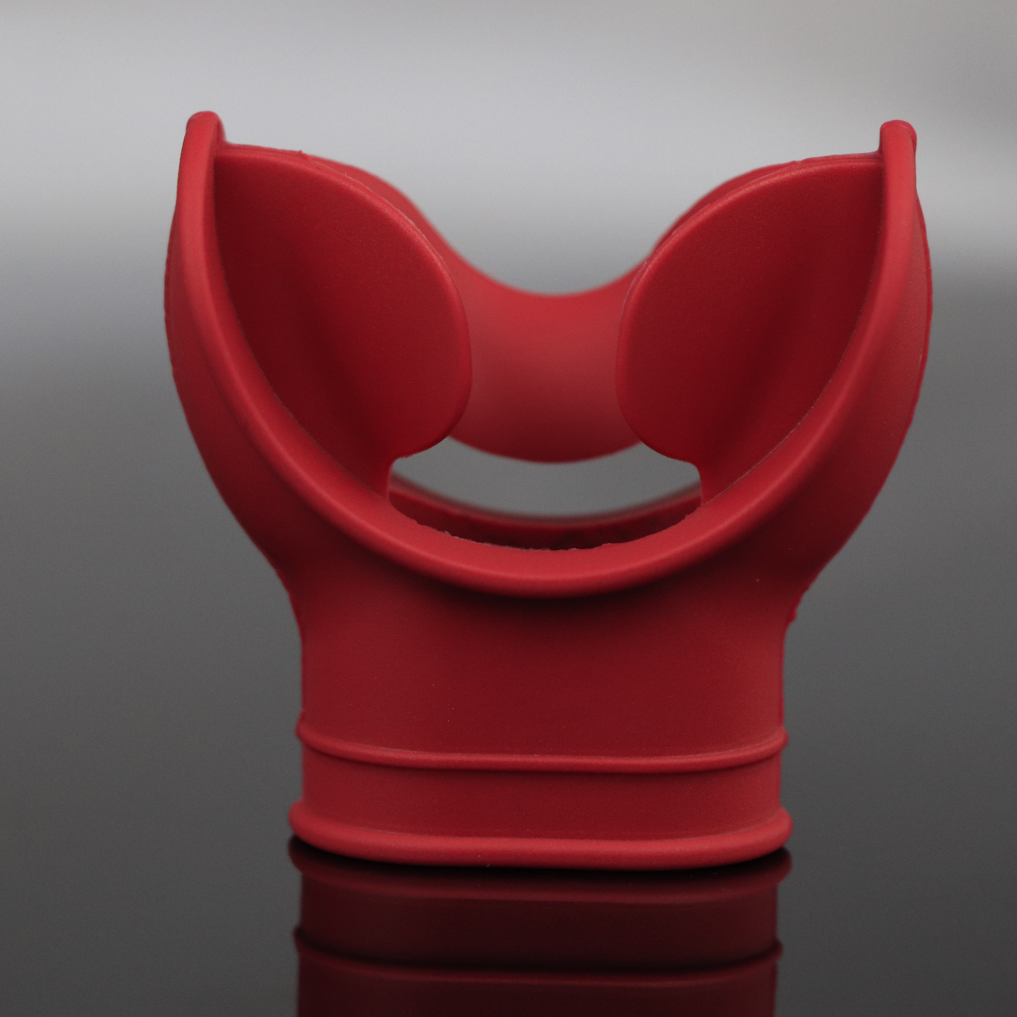 Transparent Blue Red Silicone Scuba Diving Mouthpiece Regulator