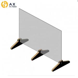 Quality PMMA Transparent 4mm 5mm Desk Sneeze Guard wholesale