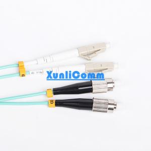 Quality LC - FC Multi mode duplex fiber patch cord blue 3m wholesale