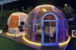 Full House Outdoor Prefabricated Luxury Glass Polycarbonate Garden Double Dome