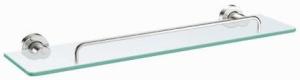 Quality 52982 glass shelf bathroom accessory zinc chrome finish tumbler holder towel bar paper holder soap dish wholesale