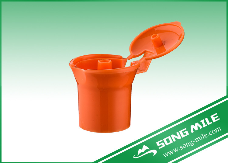 24mm,28mm Orange Useful Plastic Cap for Cosmetic Packaging