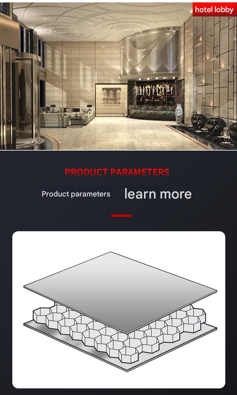 Aluminum Honeycomb Panels Ceiling Design Facade Wall System Decorative Composite Building Wall Panels Perfect for Indoor