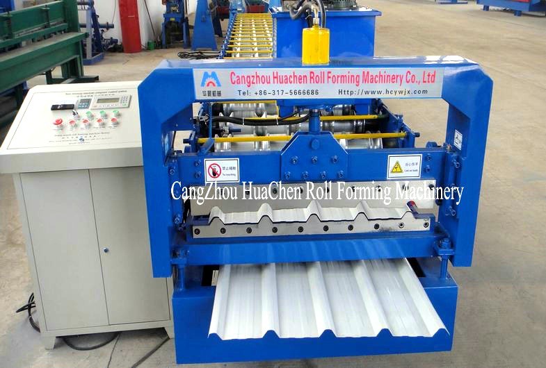 High Speed Roofing Sheet Roll Forming Machine 380V 50Hz 3 Phases 10m/min