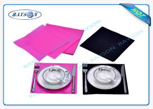 Quality TNT Non Woven Waterproof Tablecloth Disposable For Napkin wholesale
