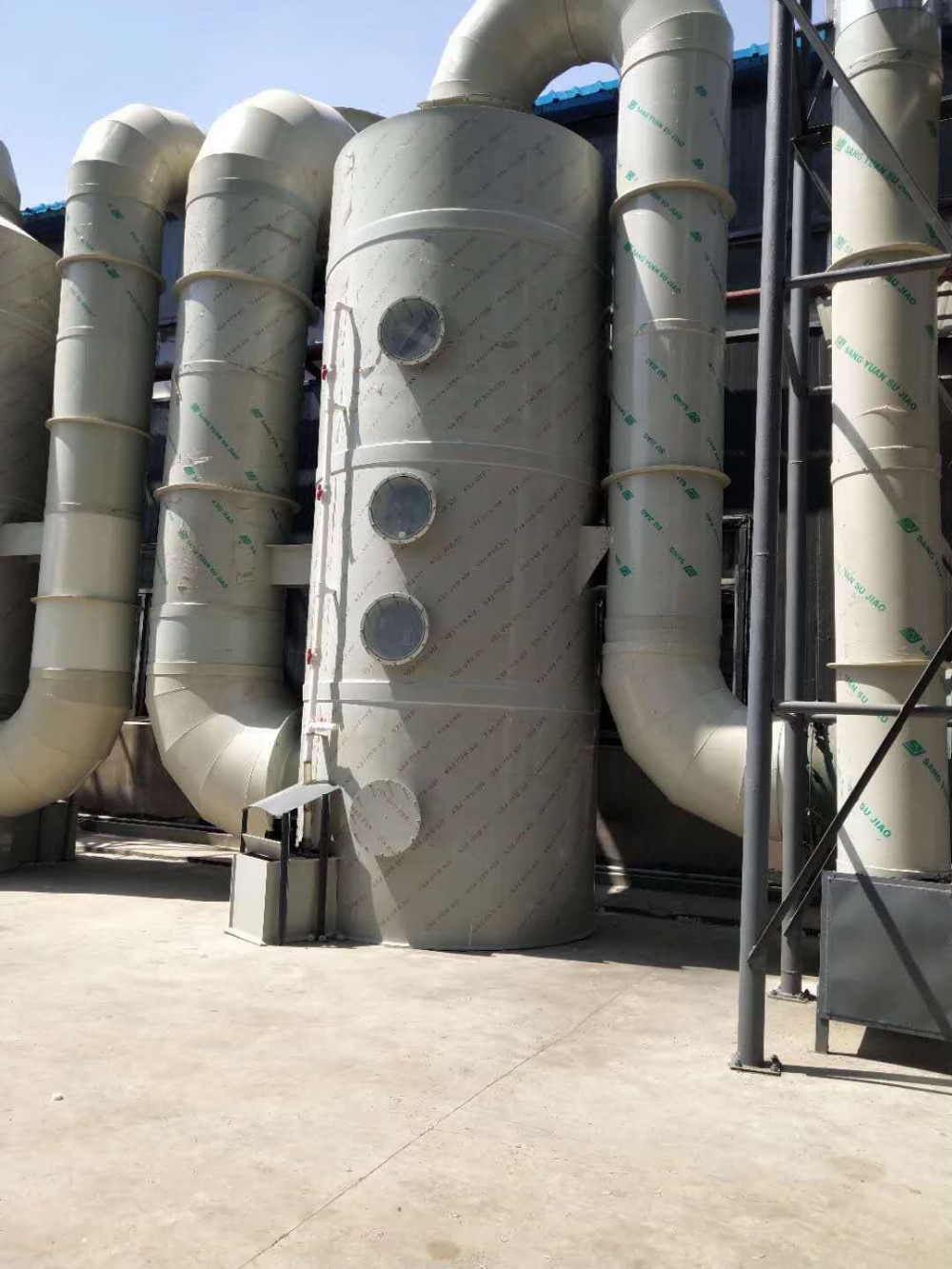 Industrial CO2 Gas Wet Scrubber for Dust Filtration in Manufacturing Plants