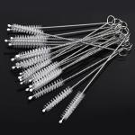 Nylon Tube Clean Brush Stainless Steel Test Tube Clean Brush Laboratory Supplies