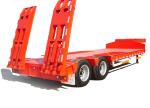 Two Axle Low Bed Semi-trailer Can Transport 40-50 Tons