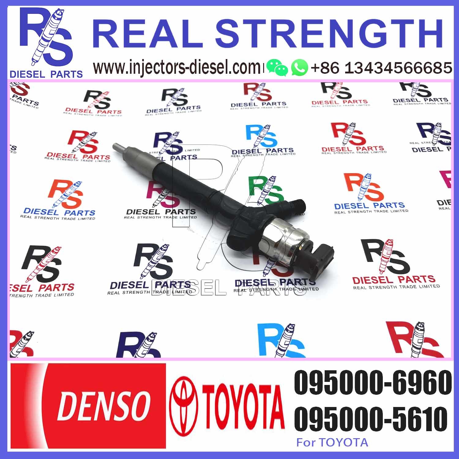 injector nozzle 23670-0R030 23670-09240 injector for Toyota 1AD-FTV common rail injector 095000-6410 095000-6960
