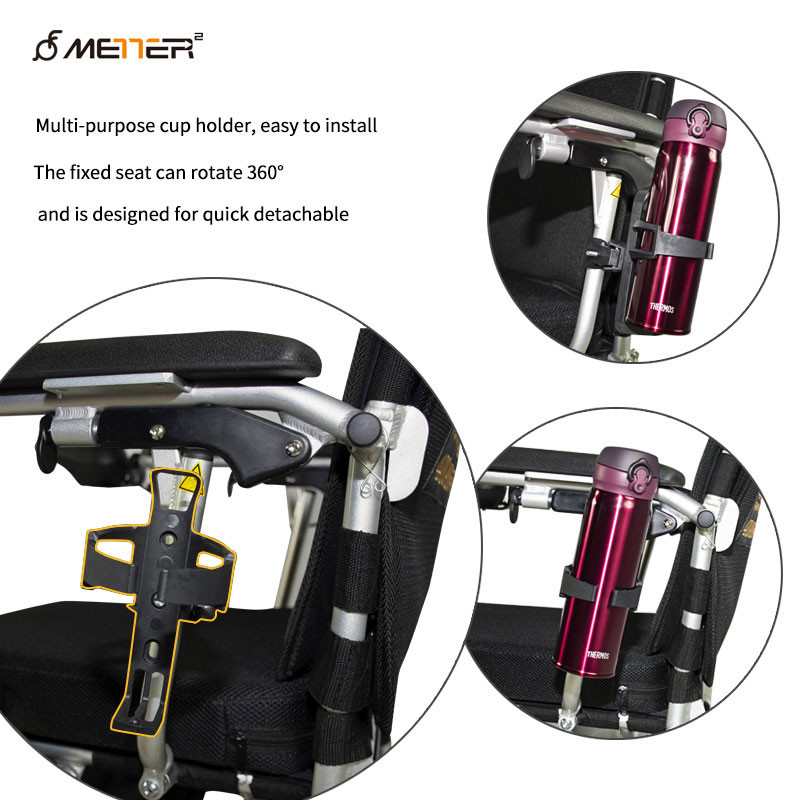 6.5cm Mobility Scooter Cup Holder Assistive Devices Wheelchair Accessories