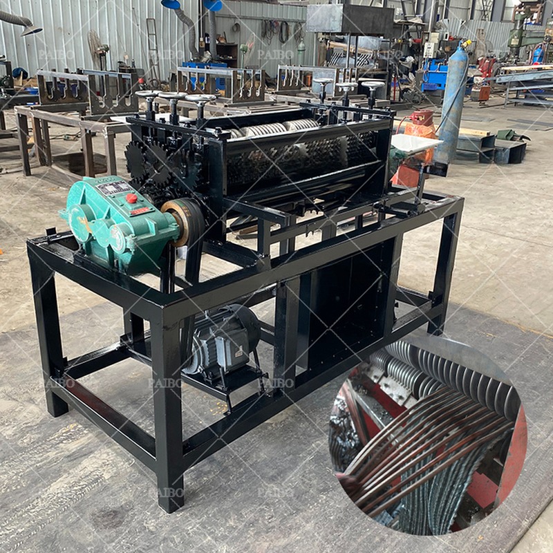 Radiator Copper And Aluminum Separating Machine Function Radiator Recycling Machine