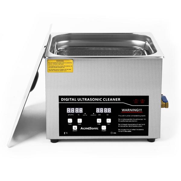 Adjustable Timer Digital Ultrasonic Cleaner SUS304 Stainless Steel Tank 300W