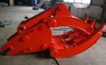 Heavy Duty Doosan 500 Excavator Grapple , Mechanical Grapple 2400kg