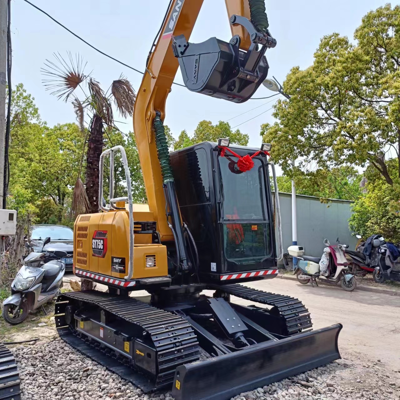 41.1 kW Original Hydraulic Valve Sany SY75C Pro Excavator for Excellent Working Performance