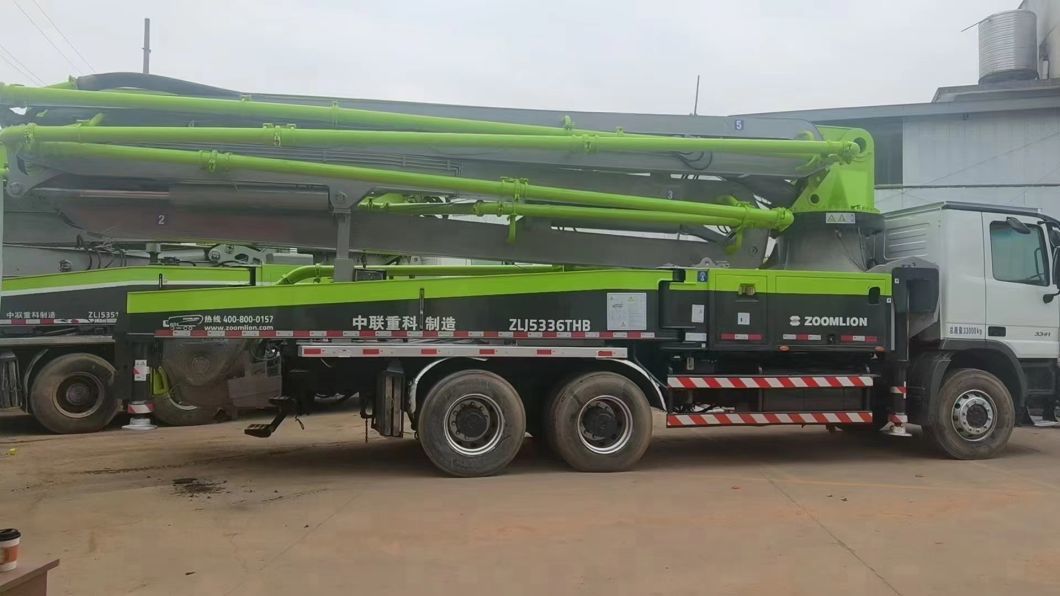 47m Zoomlion Benz Machinery Concrete Equipment Concrete Boom Beton Pumping Machine Used Truck Mounted Concrete Pump China Factory Sell