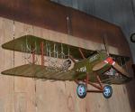 Antique Vintage Airplane Metal Shelf For Decor Industrial Style