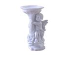 Angel Rome Column Bird Bath With Fountain , Water Fountain Bird Bath