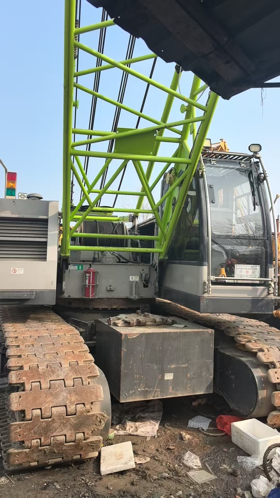 ZOOMLION Official 85 Ton Mobile Crane ZCC850H Used Crawler Cranes with 35t Maximum Lifting Weight