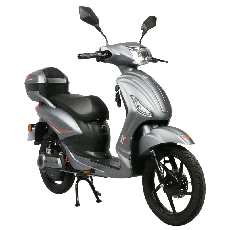 48V 800W Pedal Assist Electric Moped Bike With Removable Battery EEC Certification