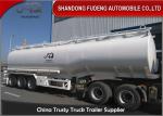 2/3 Axles 45000 Litres Fuel Tanker Semi Trailer 4 Compartments High Strength