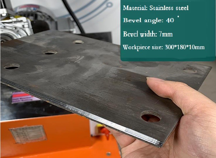 1400r/Min CNC SS Plate Edge Milling Machine Cold Working