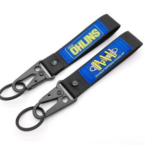 China OHLINS Custom Tech Strap | Industrial-Grade Metal Clasp | Performance Blue/Black Webbing + Brand Legacy​ on sale